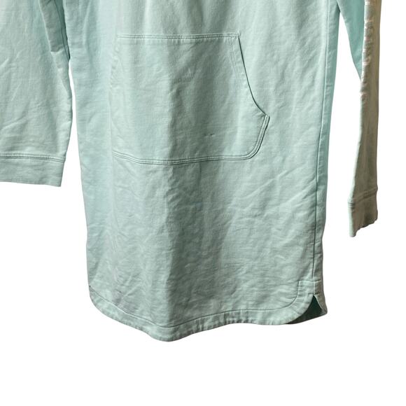Vineyard Vines Mint Green 1/4 Zip Pullover Dress Kangaroo Pocket Girl's Large 14 - Picture 4 of 9